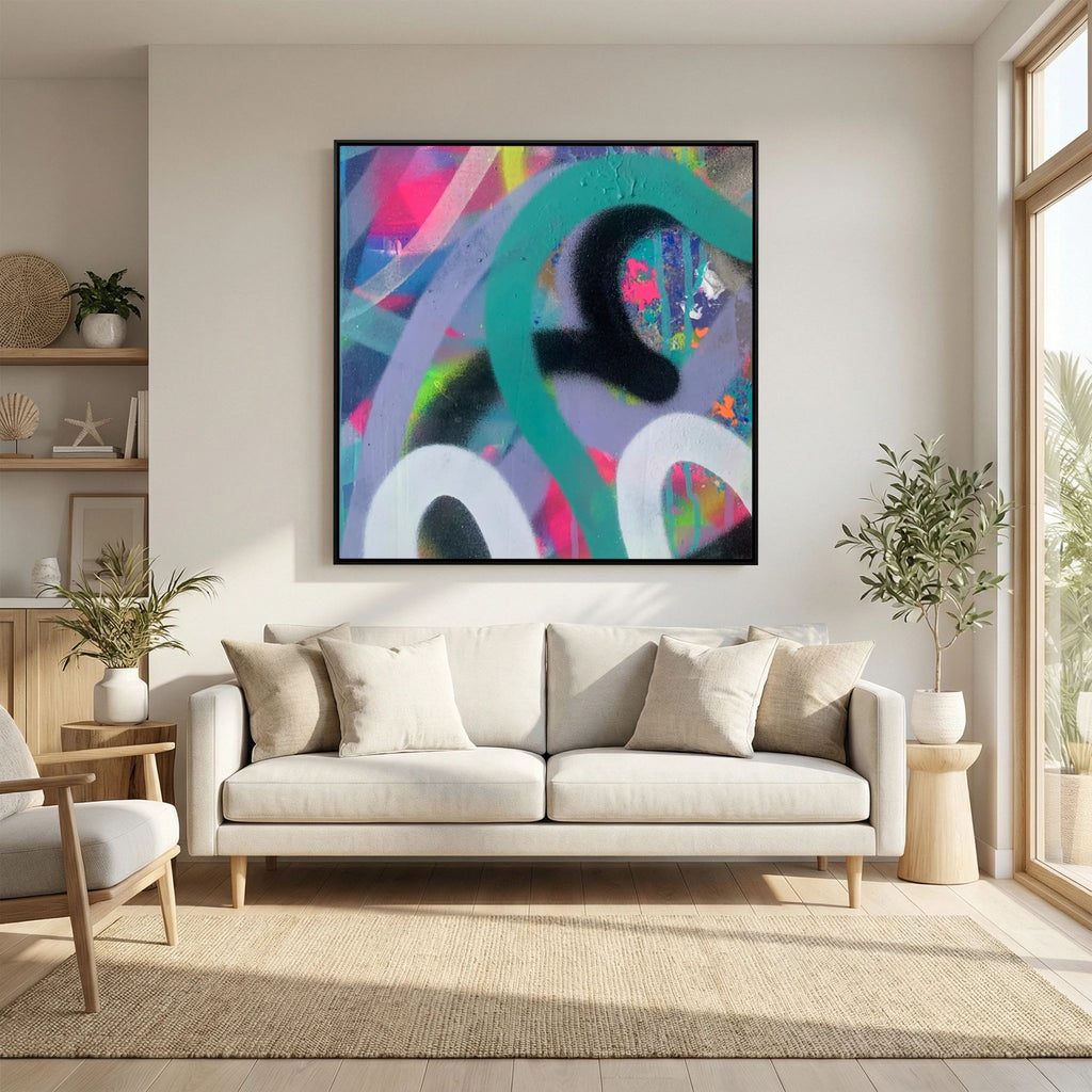 FAIRGROUND PRINT ON CANVAS  