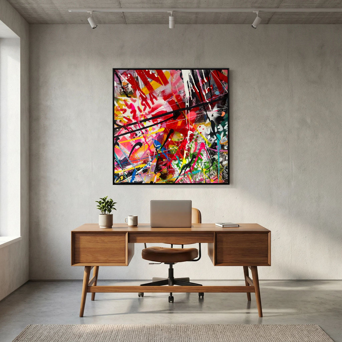 PAINTED NOISE (2023) CANVAS PRINT  