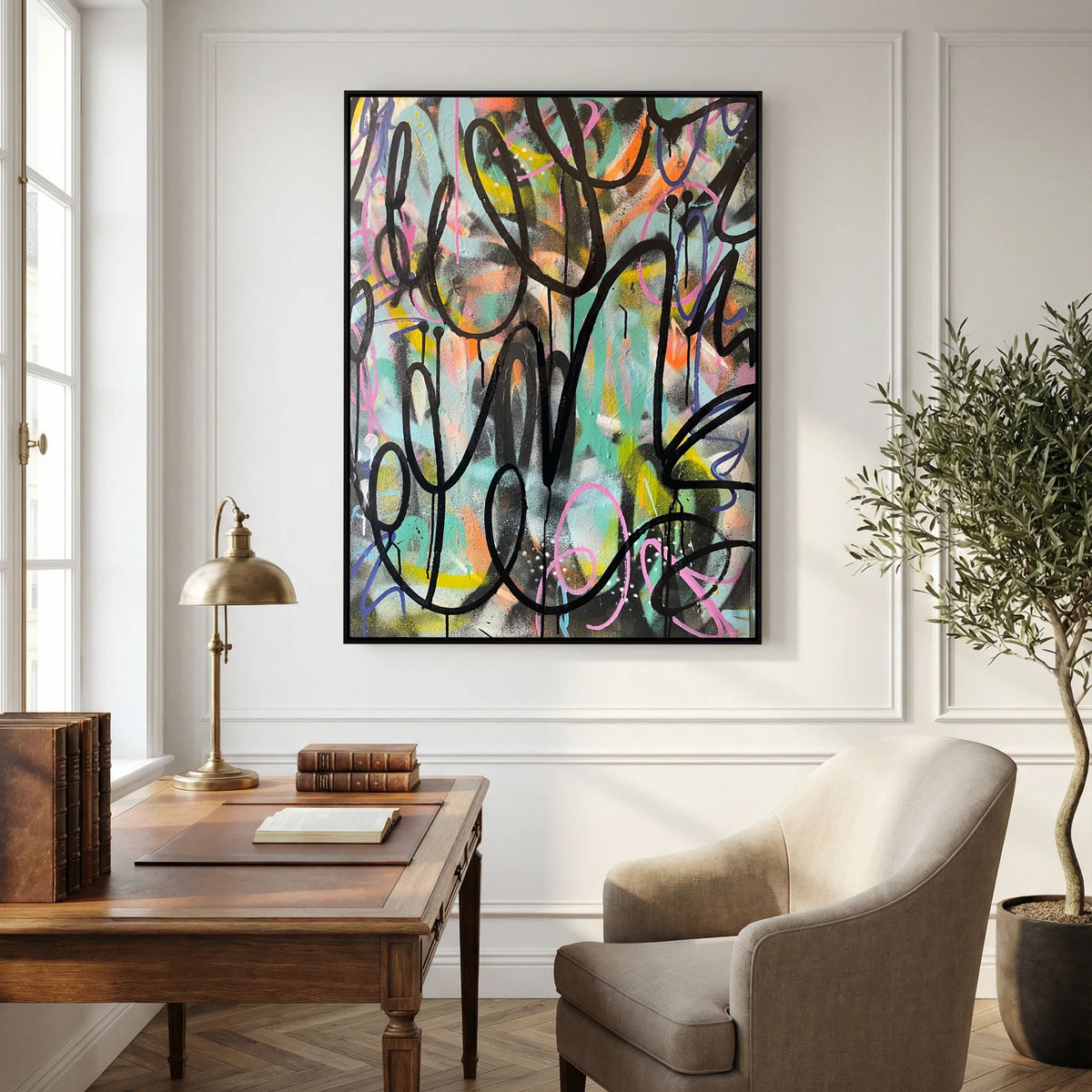 CHAOTIC (2022) CANVAS PRINT 
