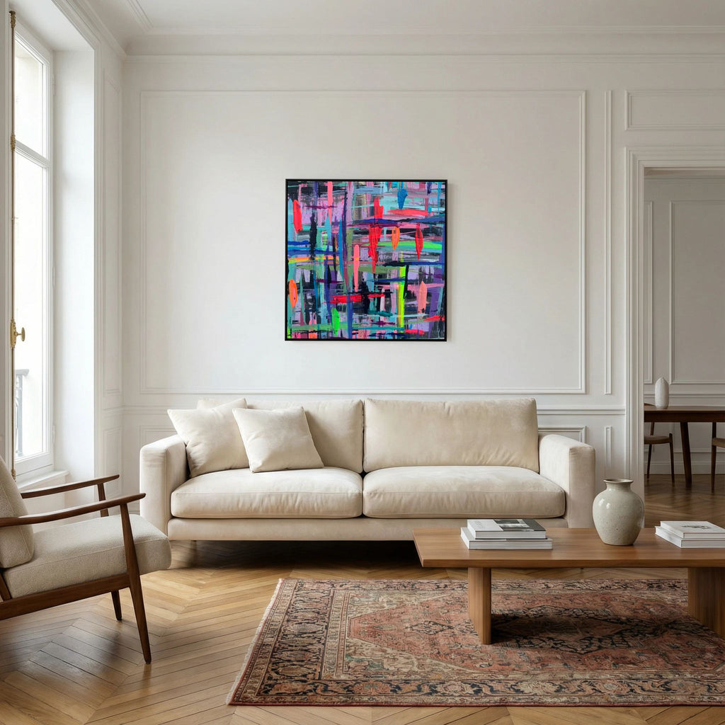 BETWEEN THE LINES (2020) PRINT ON CANVAS 