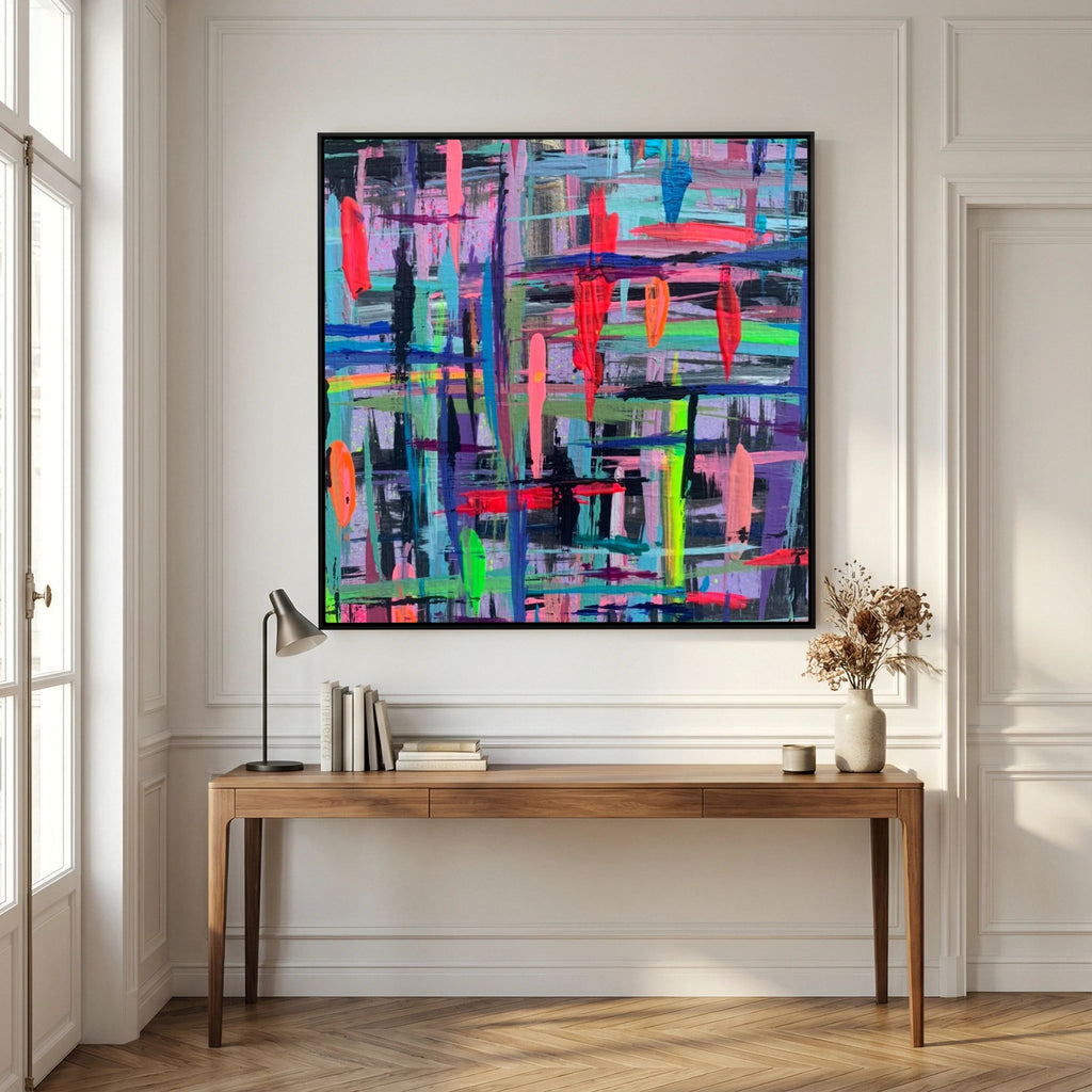 BETWEEN THE LINES (2020) PRINT ON CANVAS 