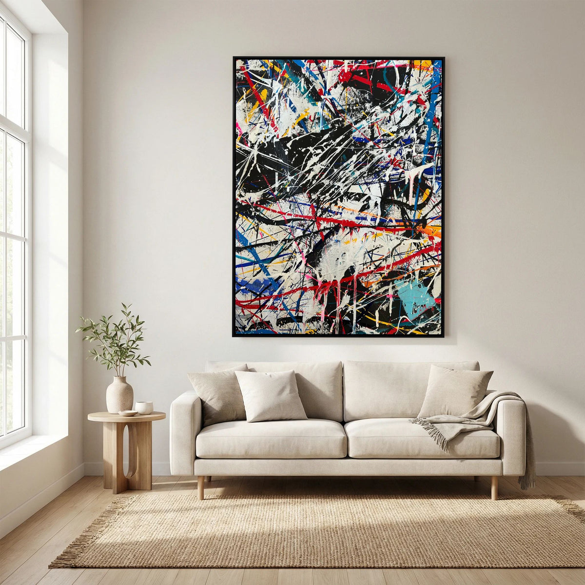 DESTRUCTION  (2024) CANVAS PRINT   