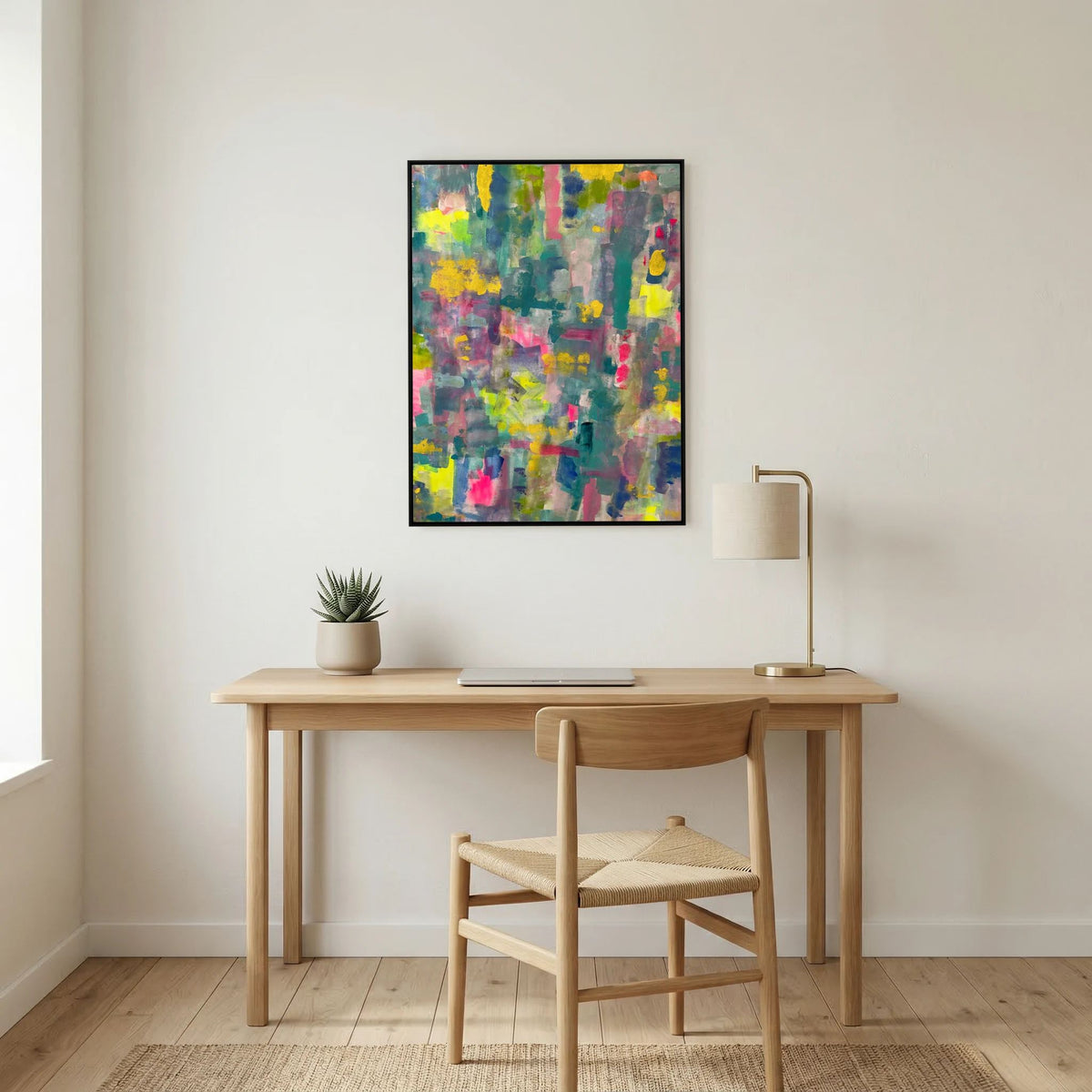 GARDEN IN SUMMER (2023) CANVAS PRINT   