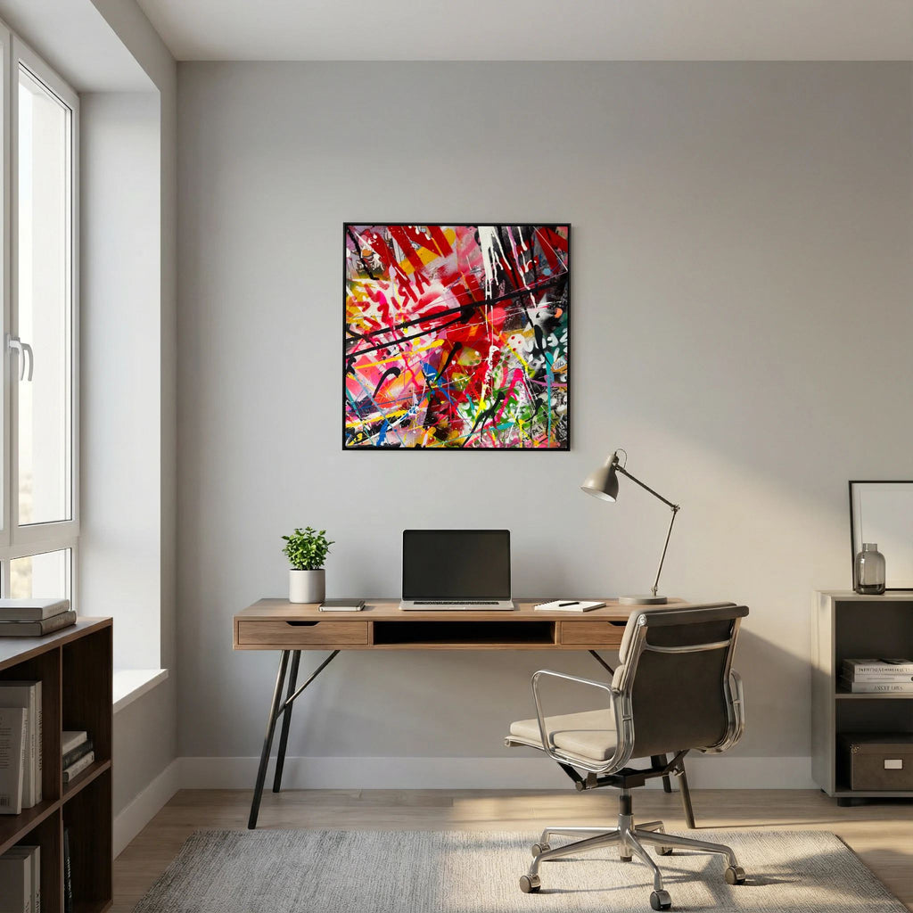 PAINTED NOISE (2023) CANVAS PRINT  