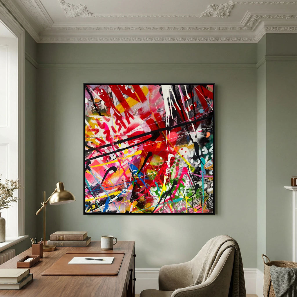 PAINTED NOISE (2023) CANVAS PRINT  