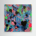 BLACK HEARTS CLUB (2020) PRINT ON CANVAS 