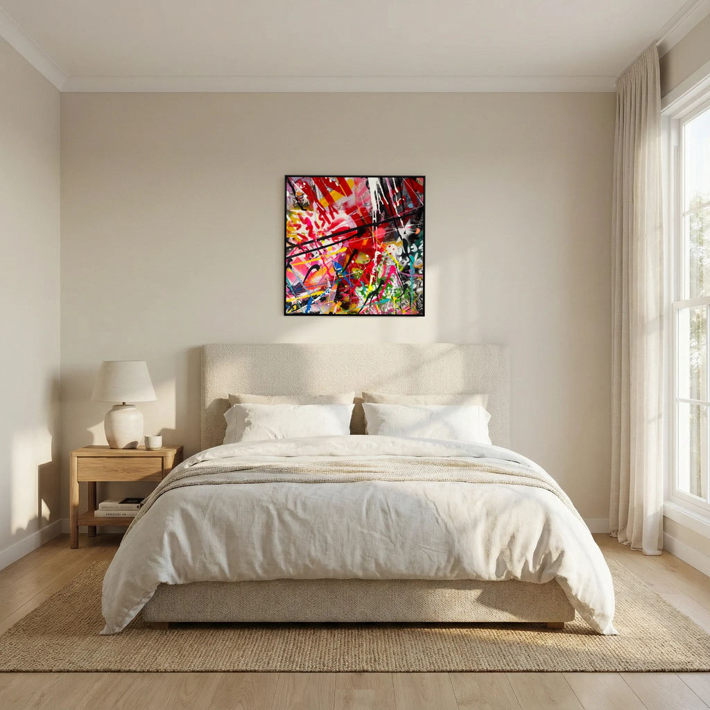 PAINTED NOISE (2023) CANVAS PRINT  