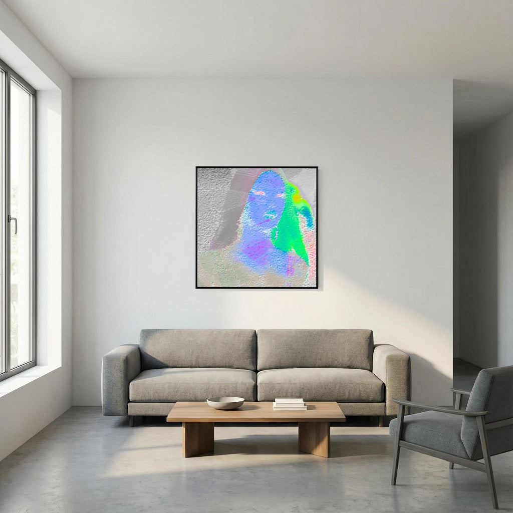 Santa Monica Blue Print on Canvas 