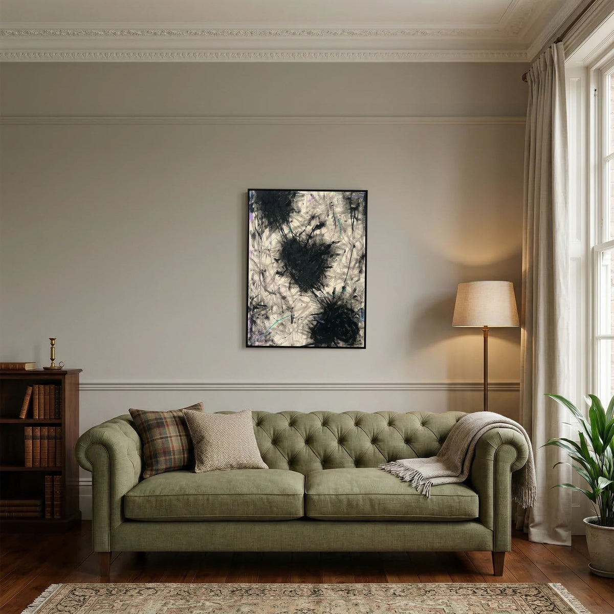 THREE HEARTS (2024) CANVAS PRINT 