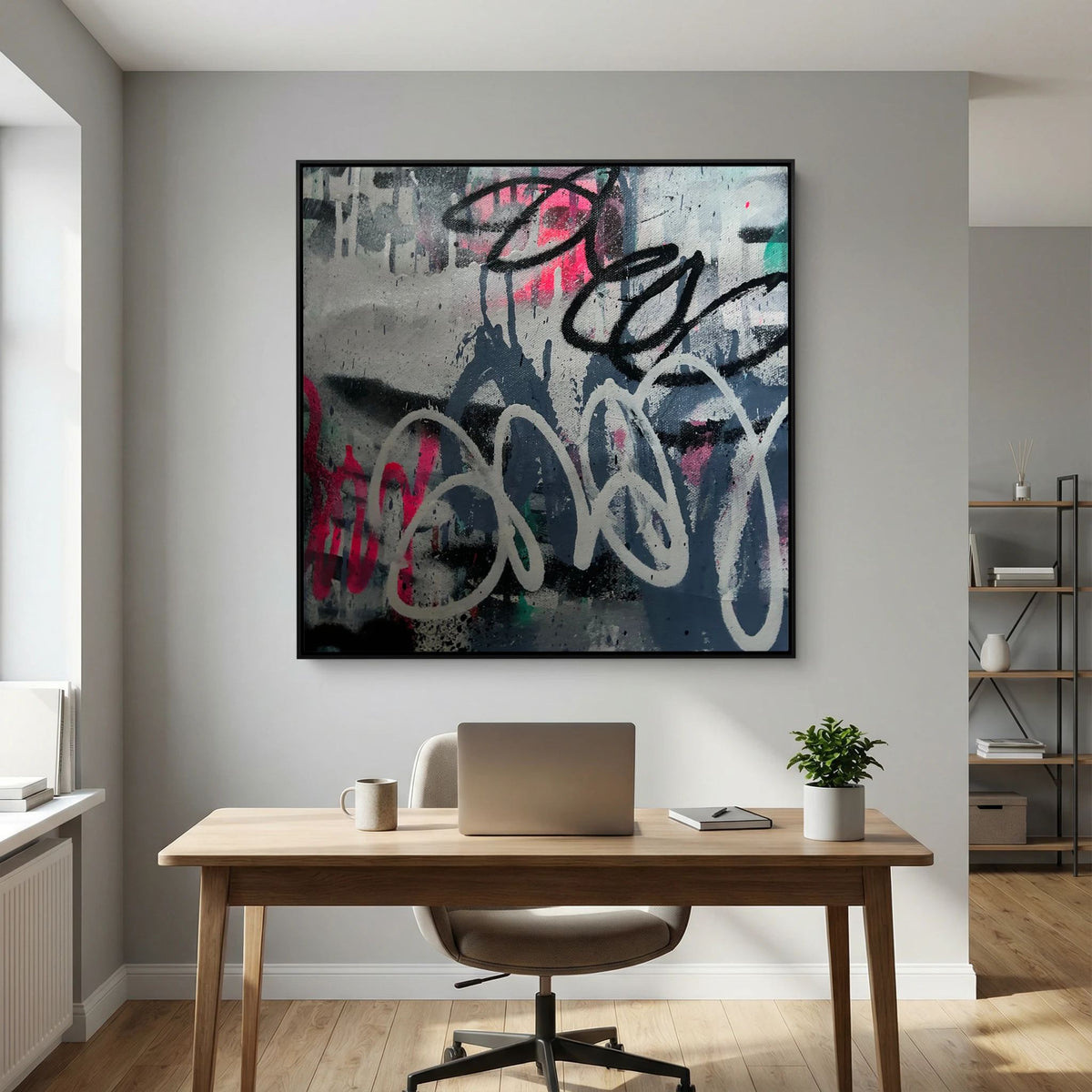 LOVE IN REVERSE PRINT ON CANVAS