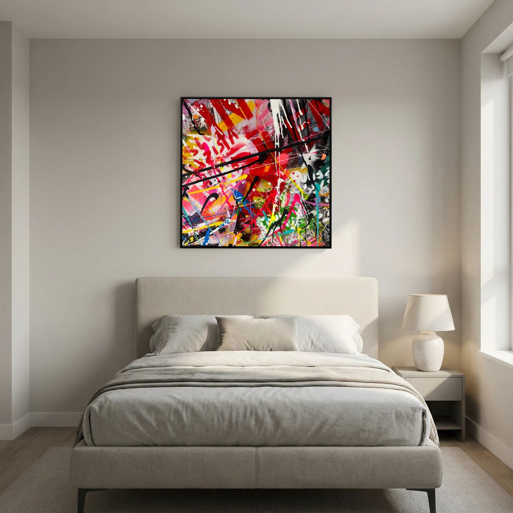 PAINTED NOISE (2023) CANVAS PRINT  