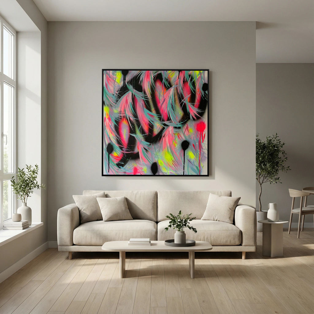 MUTED NOISE (2020) PRINT ON CANVAS  - Copy