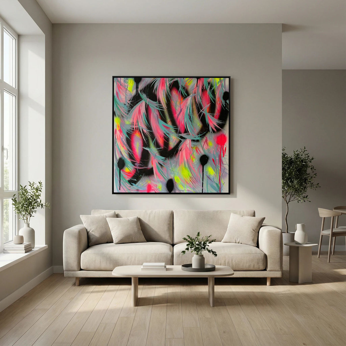MUTED NOISE (2020) PRINT ON CANVAS  - Copy