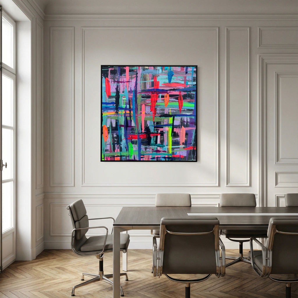 BETWEEN THE LINES (2020) PRINT ON CANVAS 