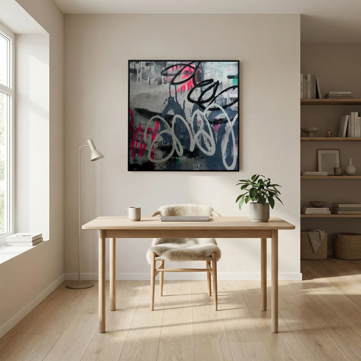 LOVE IN REVERSE PRINT ON CANVAS