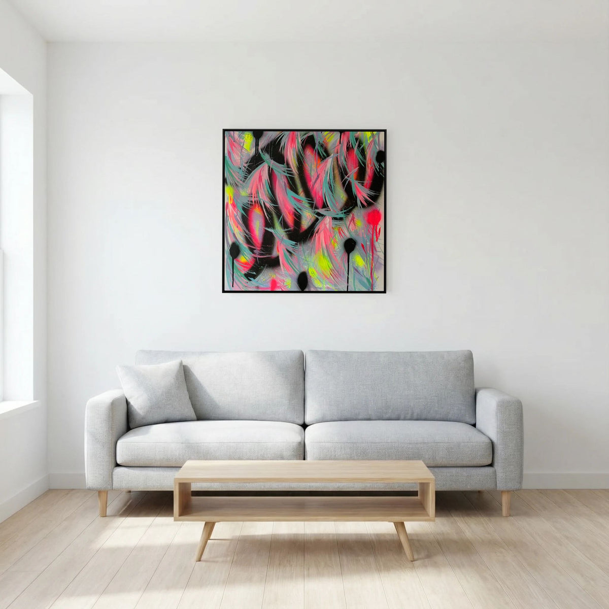 MUTED NOISE (2020) PRINT ON CANVAS  - Copy
