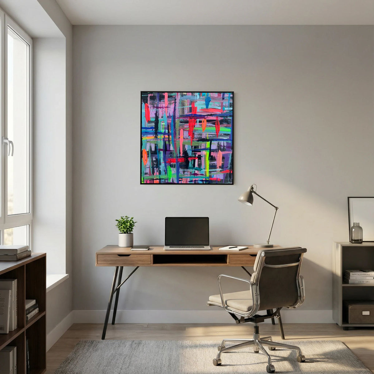 BETWEEN THE LINES (2020) PRINT ON CANVAS 
