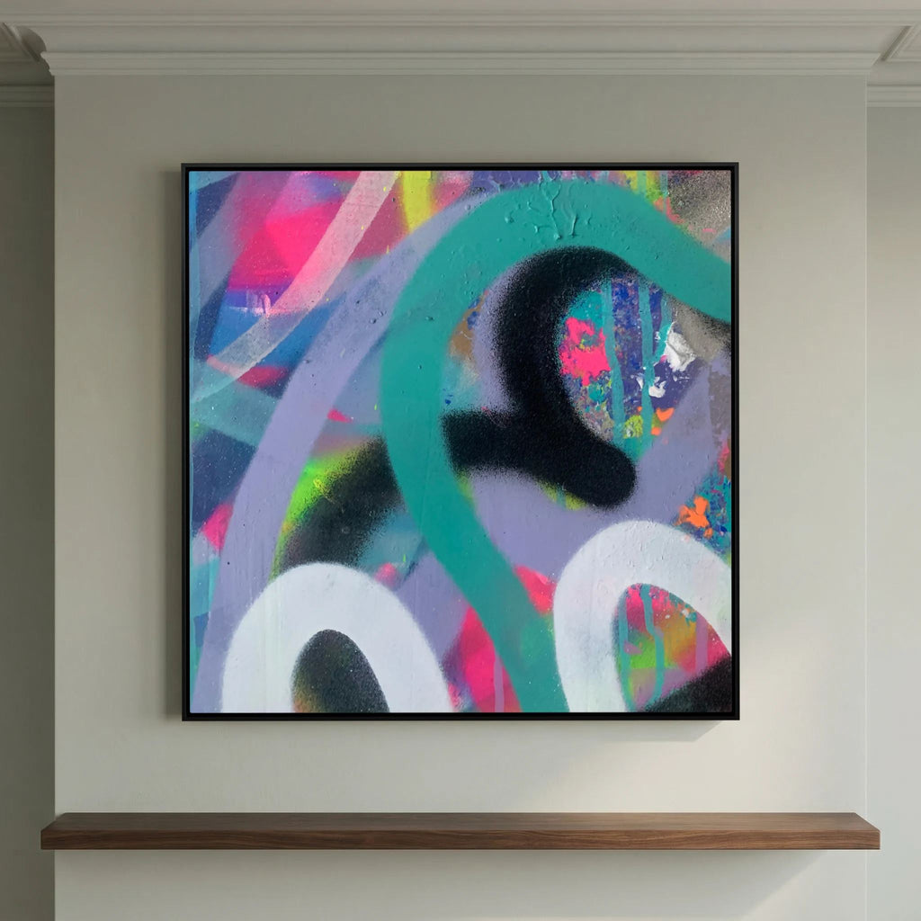 FAIRGROUND PRINT ON CANVAS  