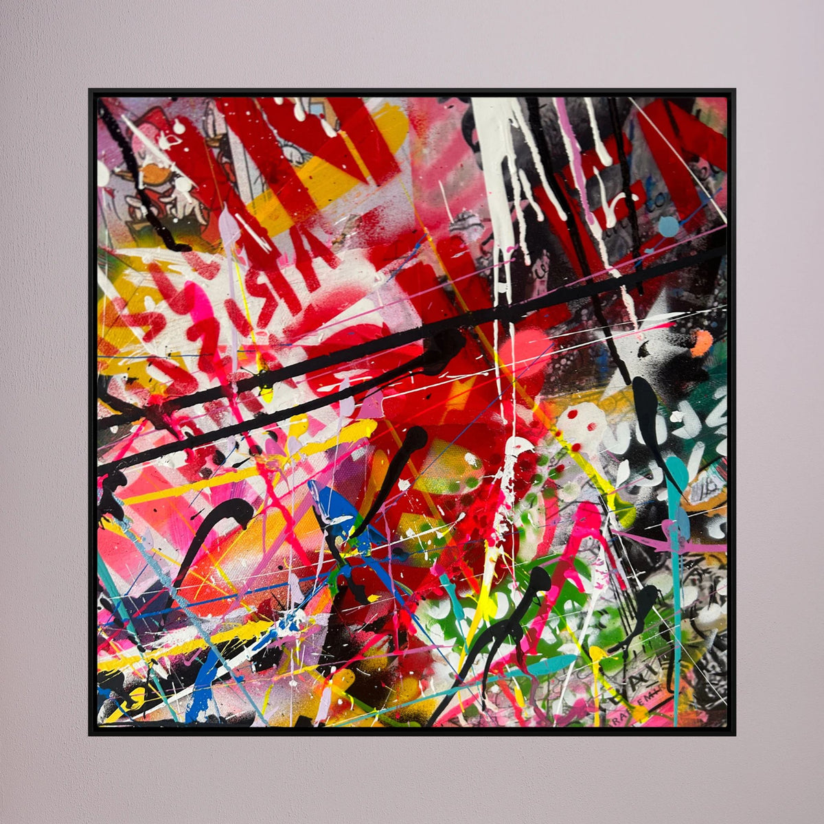 PAINTED NOISE (2023) CANVAS PRINT  