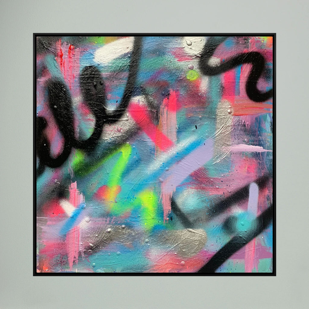 CONFETTI PRINT ON CANVAS 