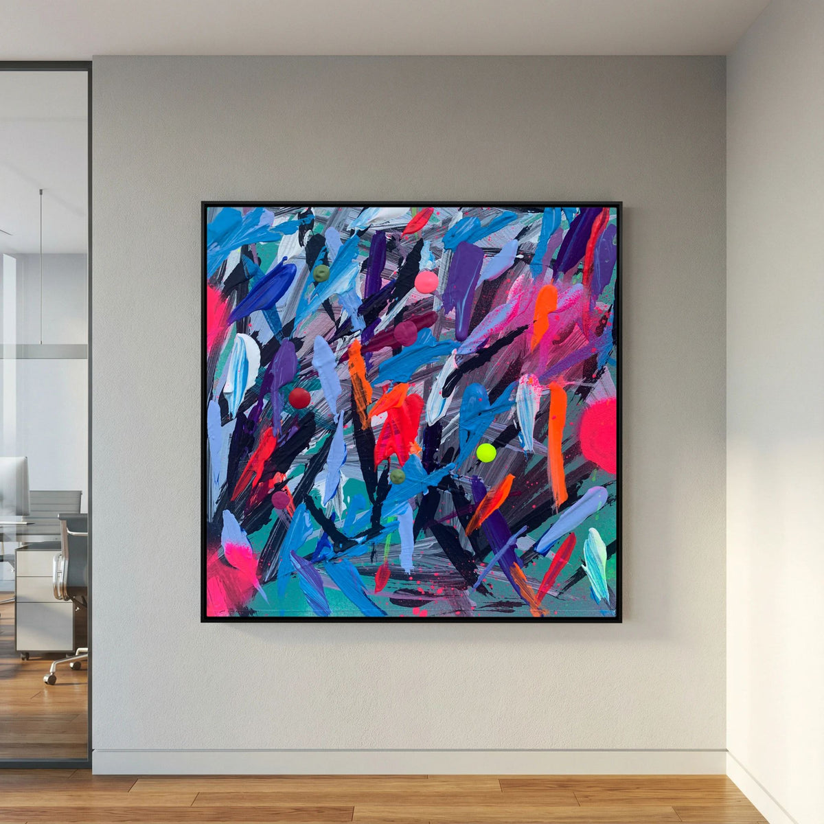 BLUE JAY (2020) PRINT ON CANVAS 