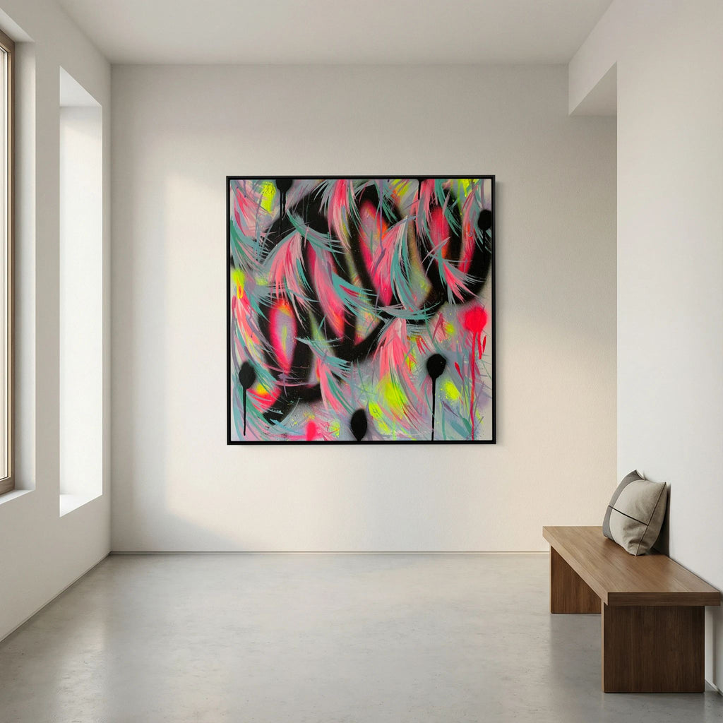 MUTED NOISE (2020) PRINT ON CANVAS  - Copy