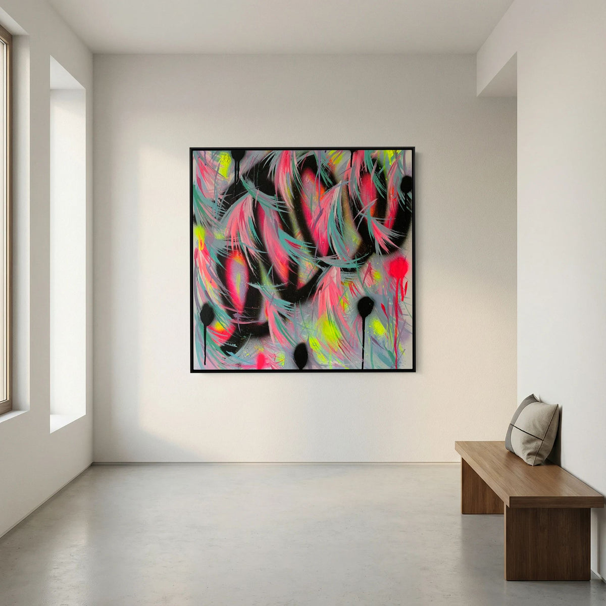 MUTED NOISE (2020) PRINT ON CANVAS  - Copy