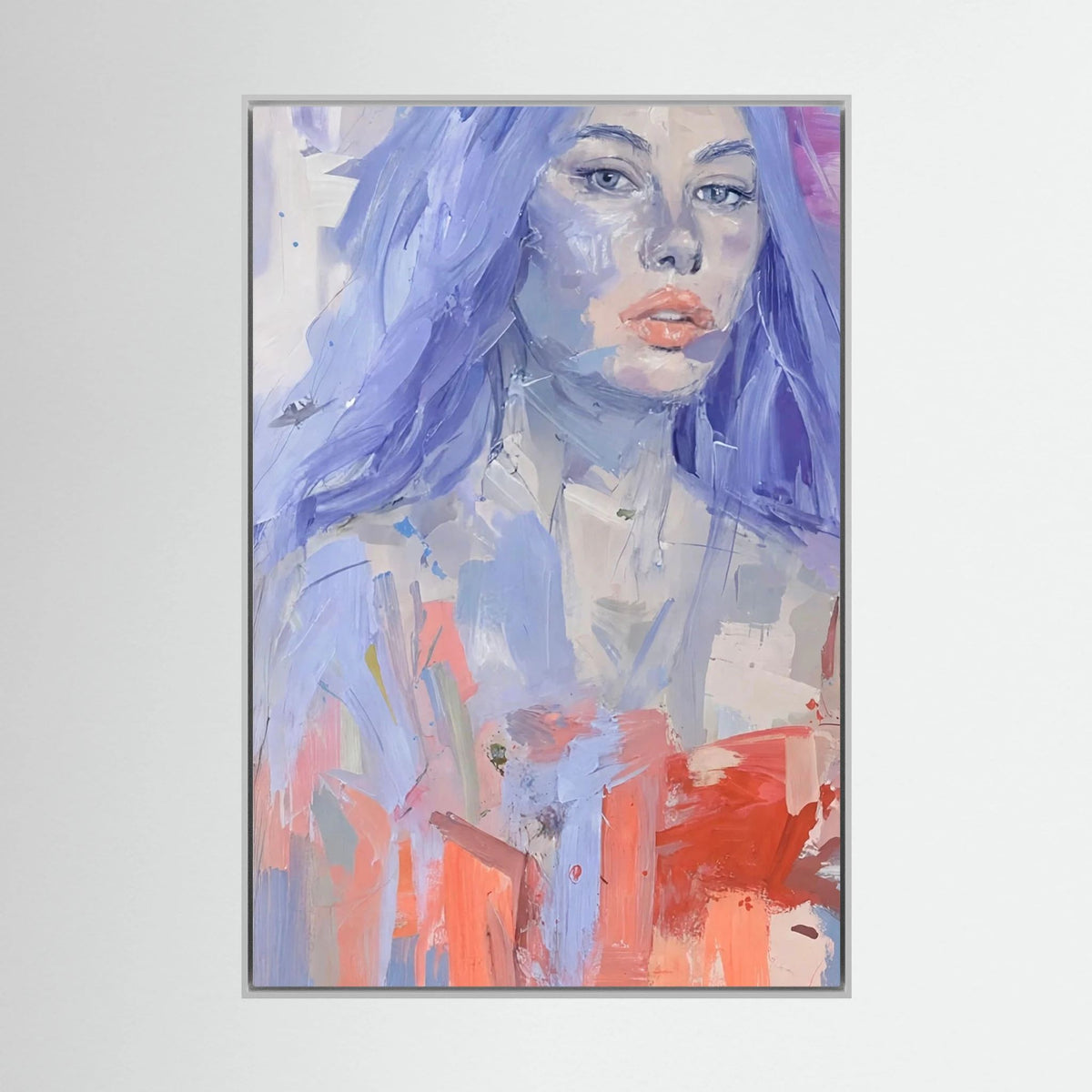 MAYA IN VOILET PRINT ON CANVAS