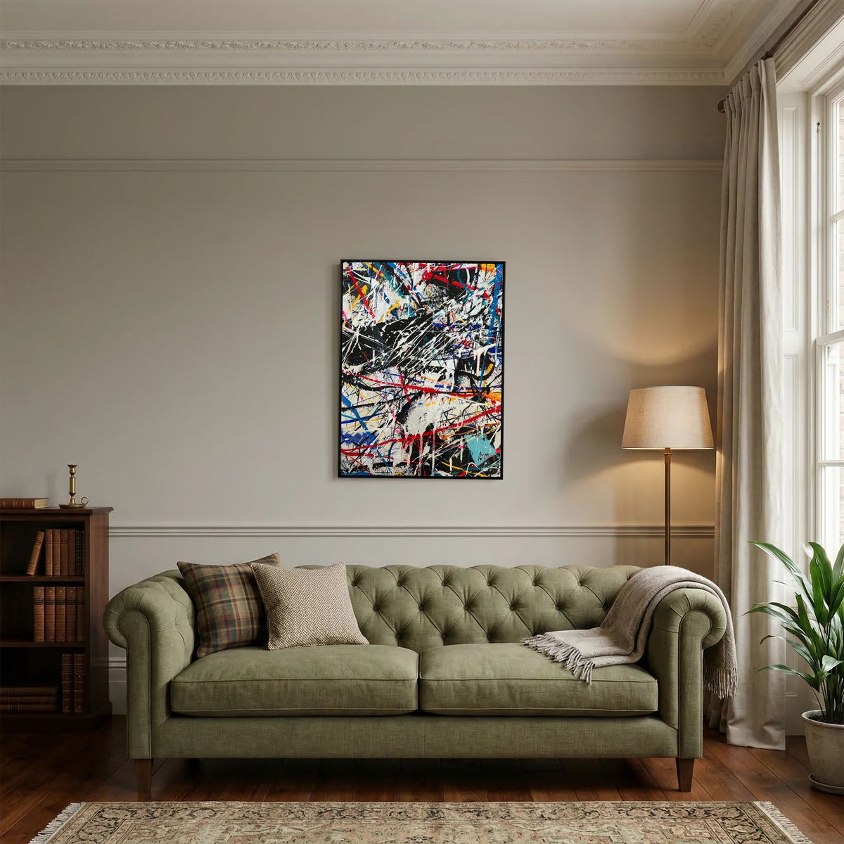 DESTRUCTION  (2024) CANVAS PRINT   