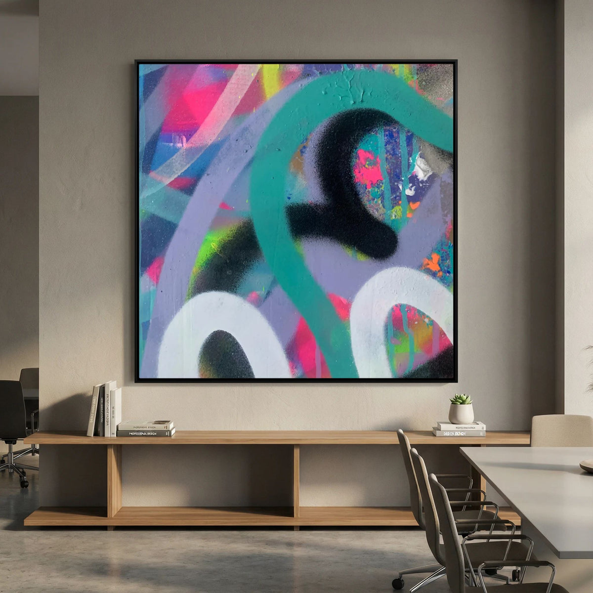 FAIRGROUND PRINT ON CANVAS  