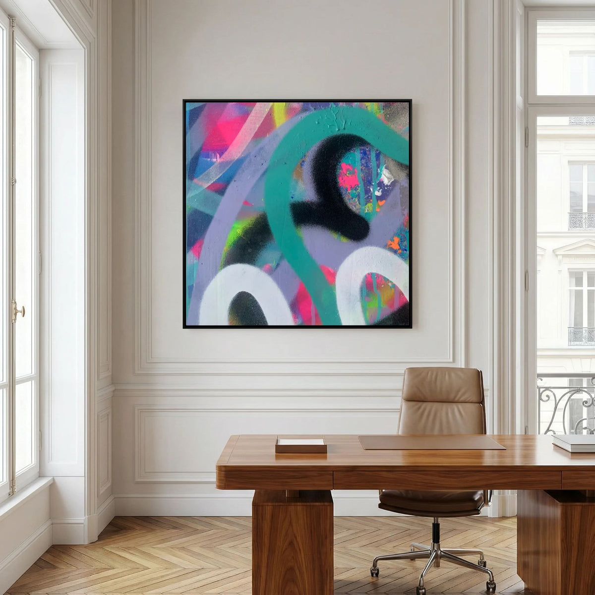 FAIRGROUND PRINT ON CANVAS  