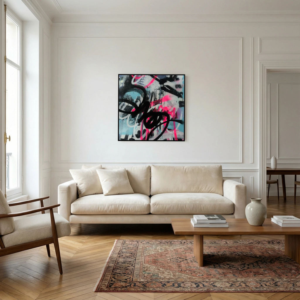 LOVE ON THE CANVAS PRINT ON CANVAS