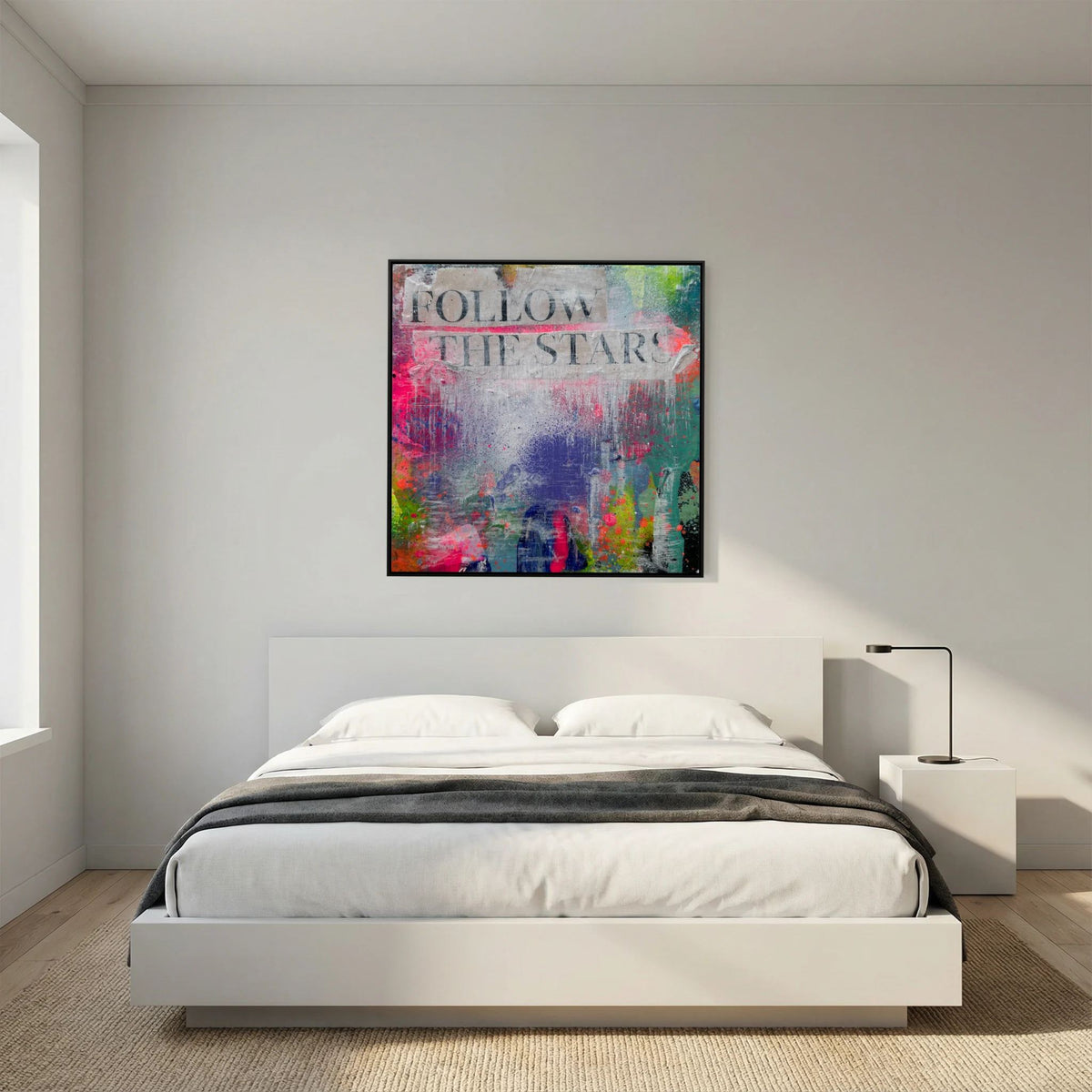 FOLLOW THE STARS (2023) PRINT ON CANVAS 