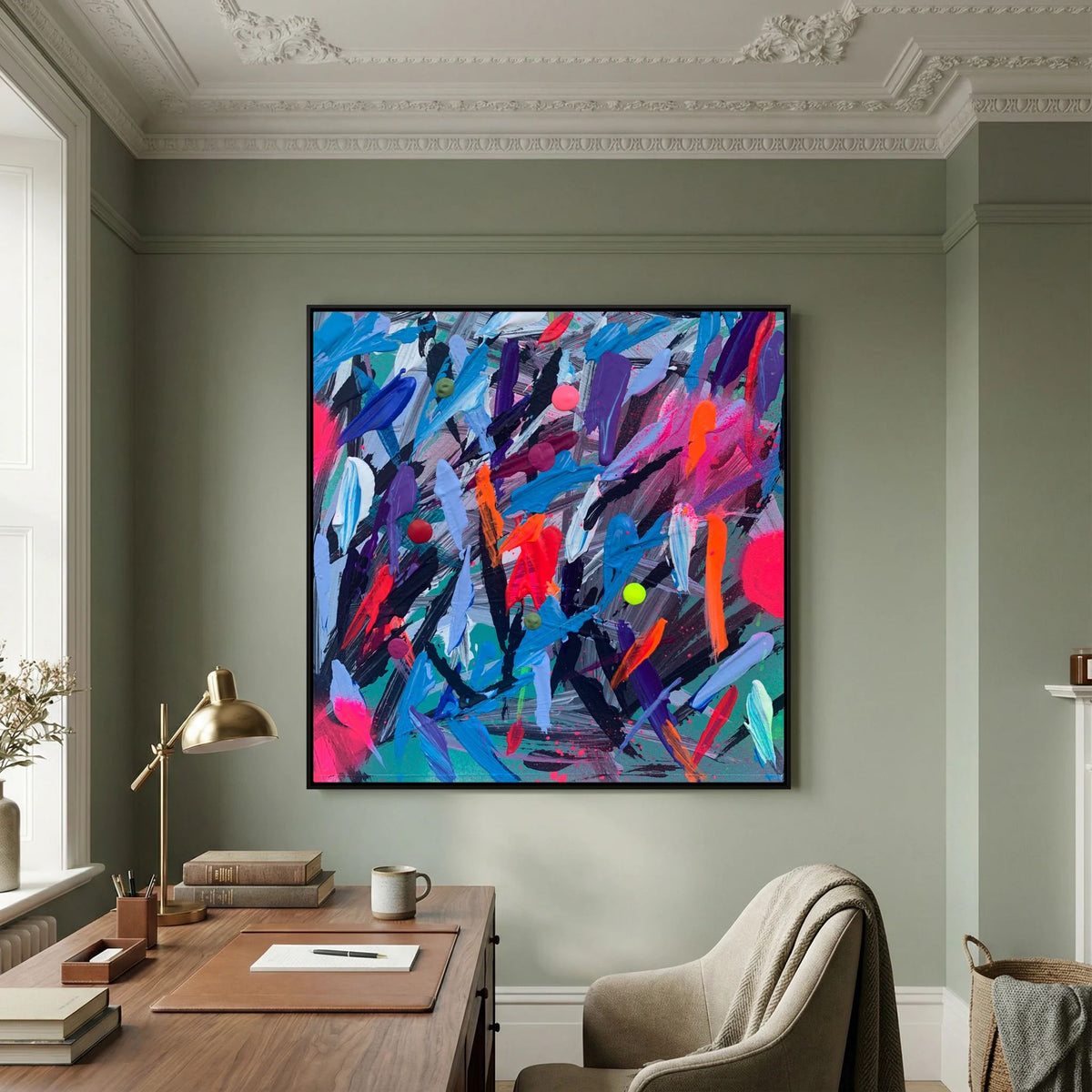 BLUE JAY (2020) PRINT ON CANVAS 