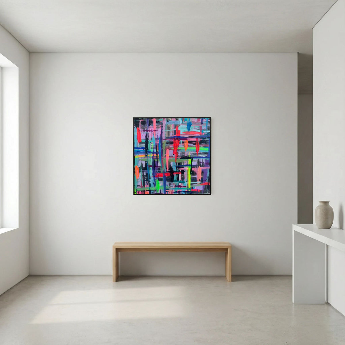 BETWEEN THE LINES (2020) PRINT ON CANVAS 