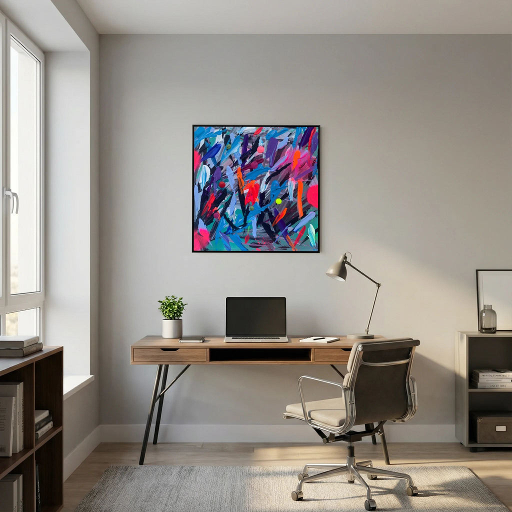 BLUE JAY (2020) PRINT ON CANVAS 