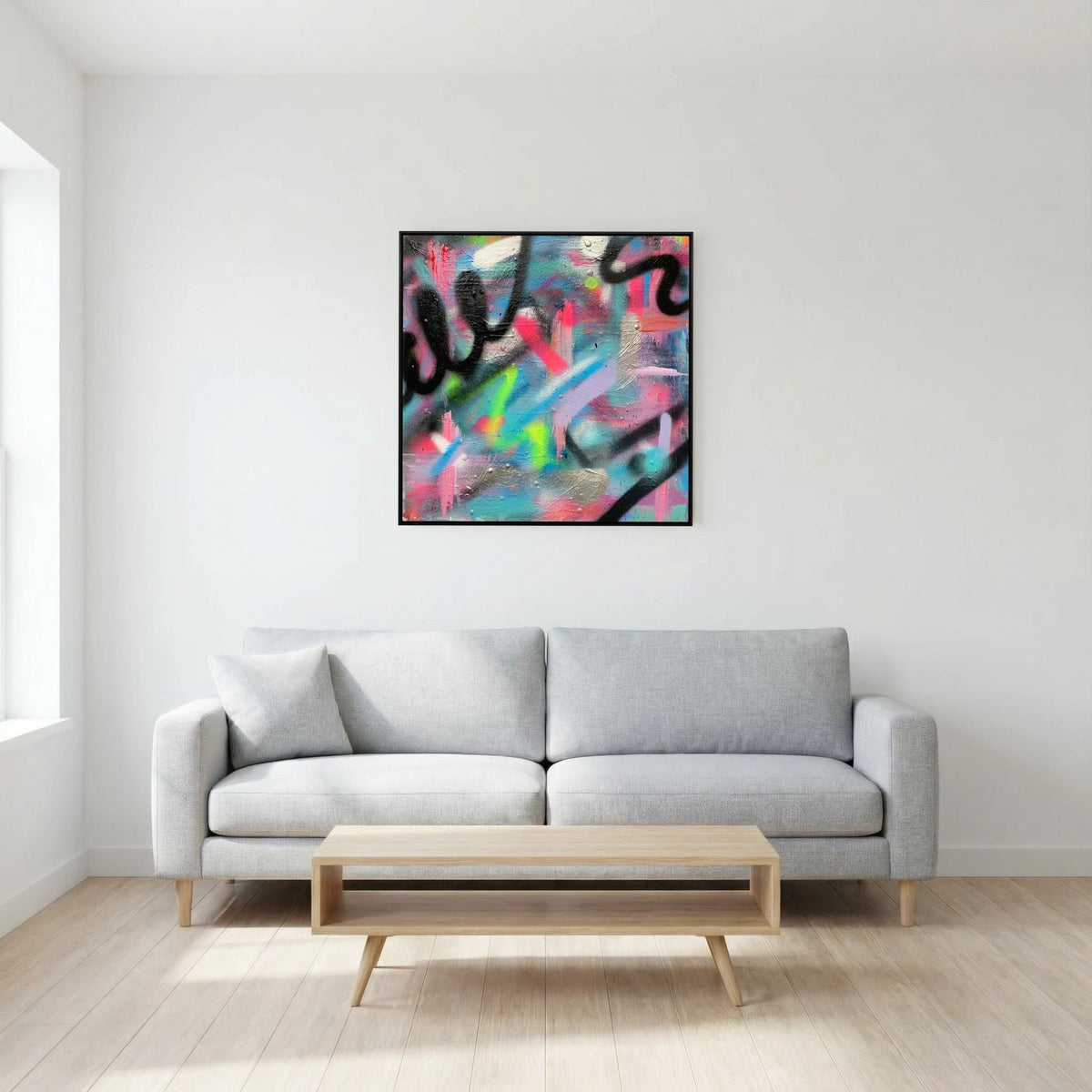 CONFETTI PRINT ON CANVAS 