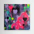 DRIPPING HEARTS (2021) CANVAS PRINT  