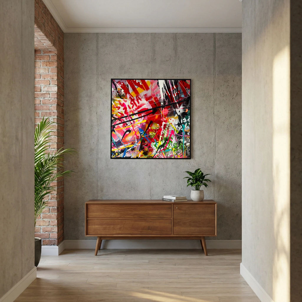 PAINTED NOISE (2023) CANVAS PRINT  