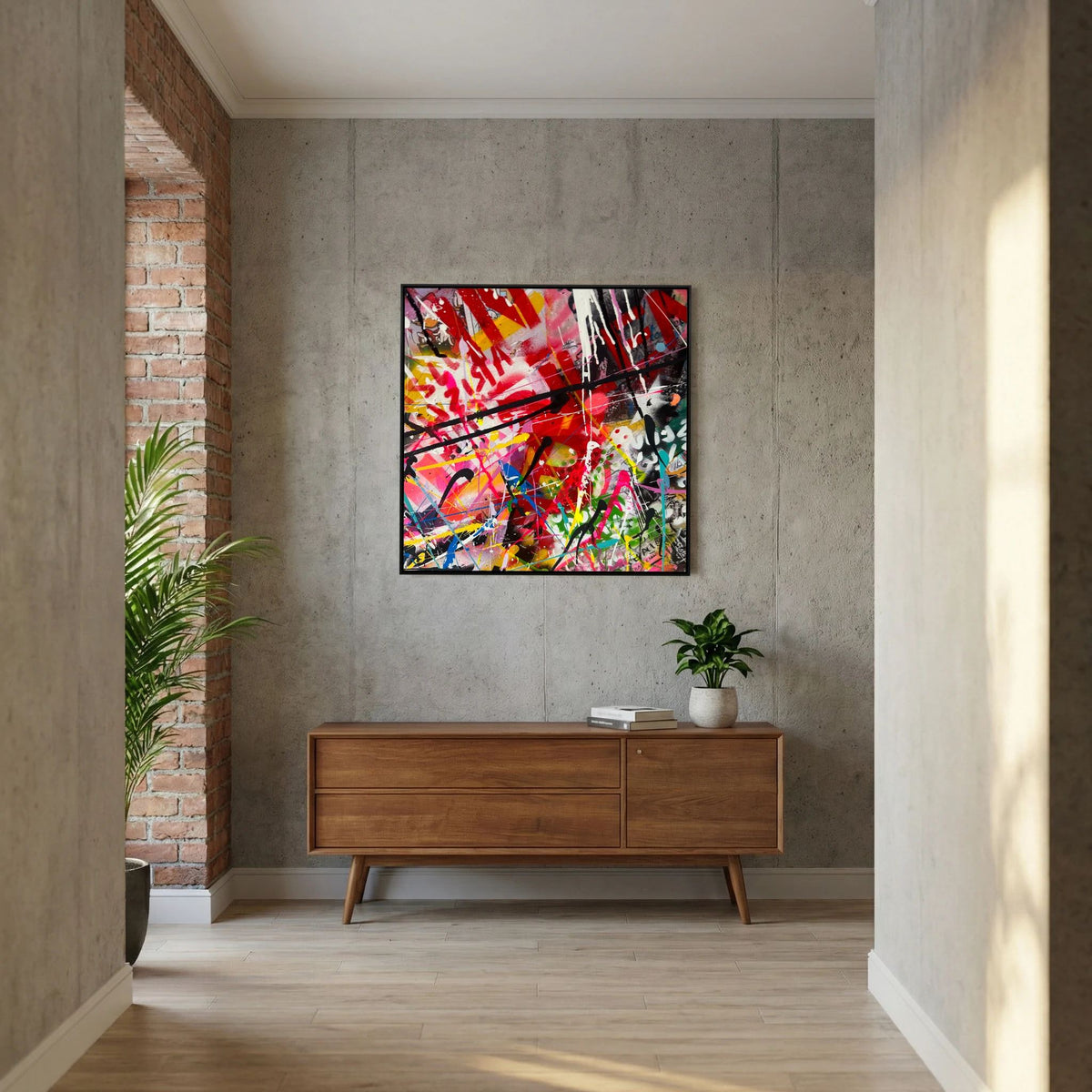 PAINTED NOISE (2023) CANVAS PRINT  