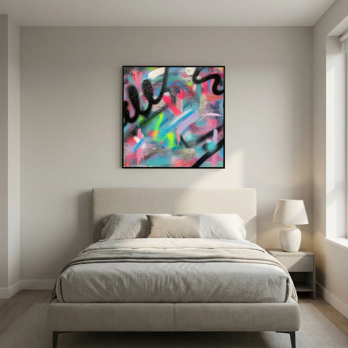 CONFETTI PRINT ON CANVAS 