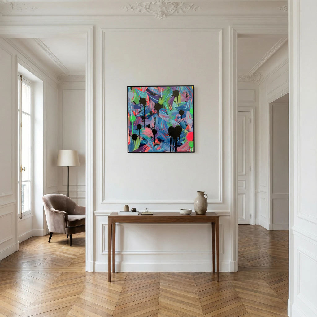 BLACK HEARTS CLUB (2020) PRINT ON CANVAS 