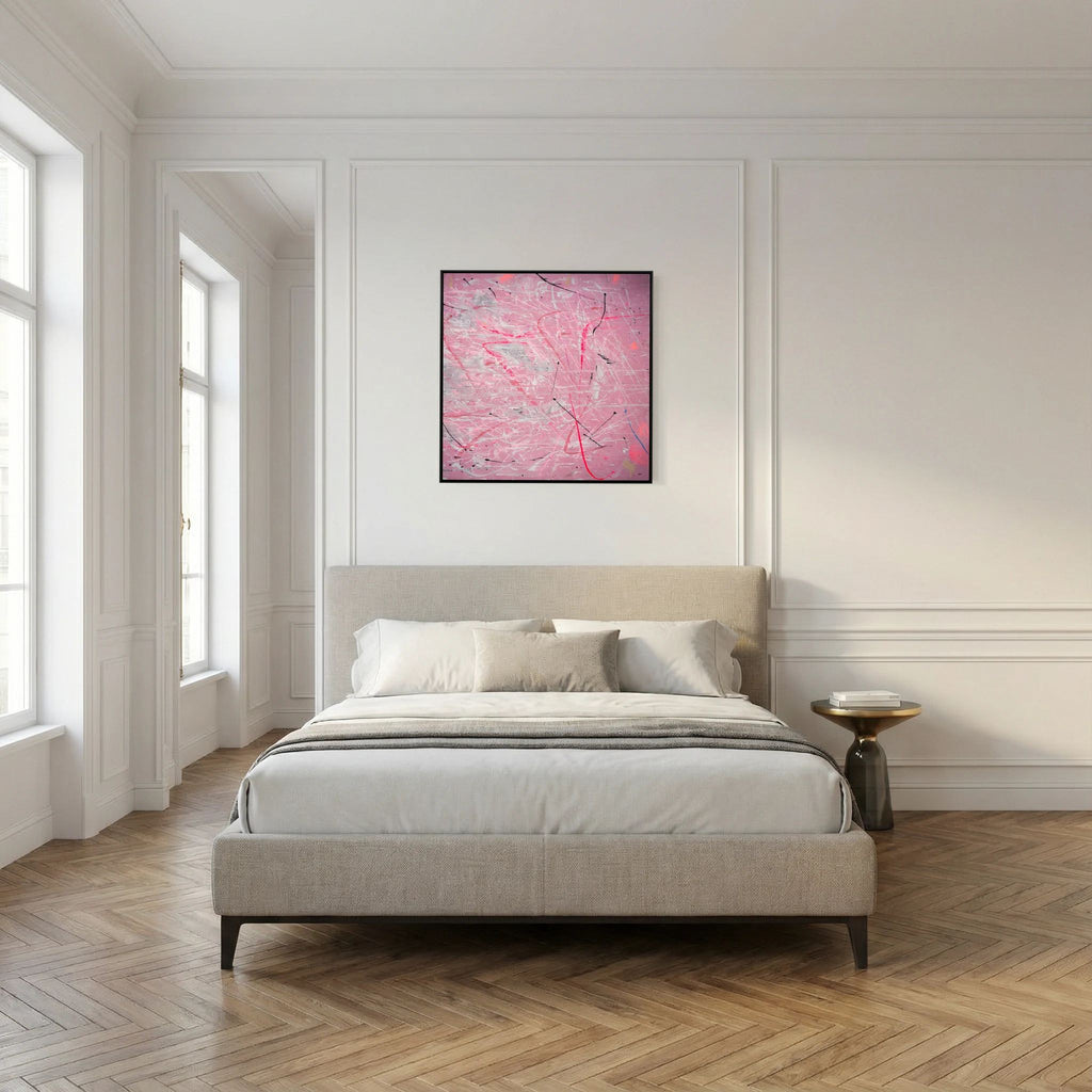 PAINT IN PINK (2024) PRINT ON CANVAS     