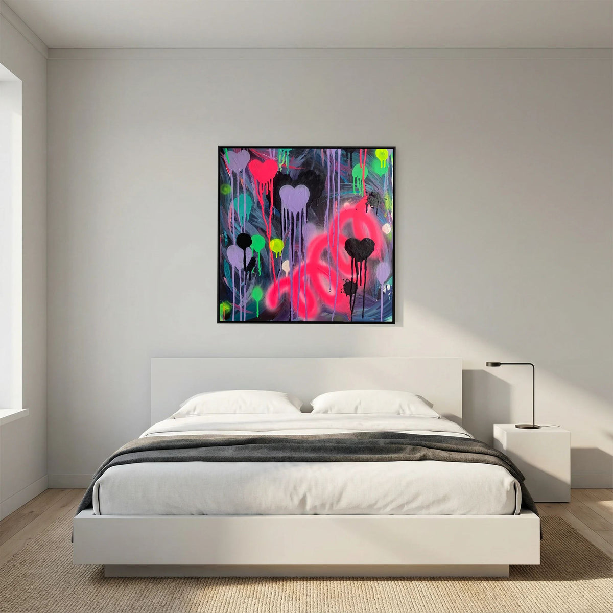 DRIPPING HEARTS (2021) CANVAS PRINT  