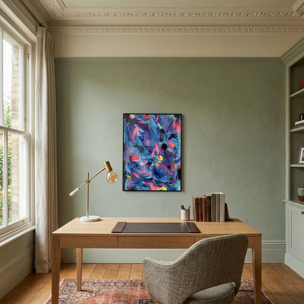 CYAN (2021) CANVAS PRINT  