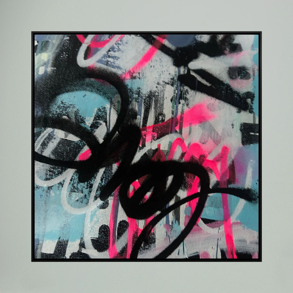 LOVE ON THE CANVAS PRINT ON CANVAS