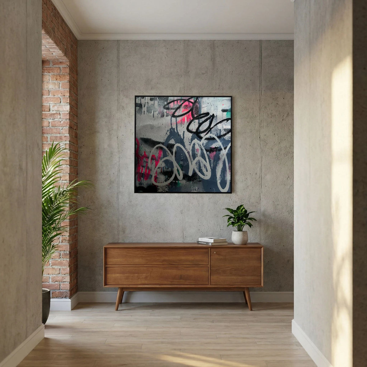 LOVE IN REVERSE PRINT ON CANVAS