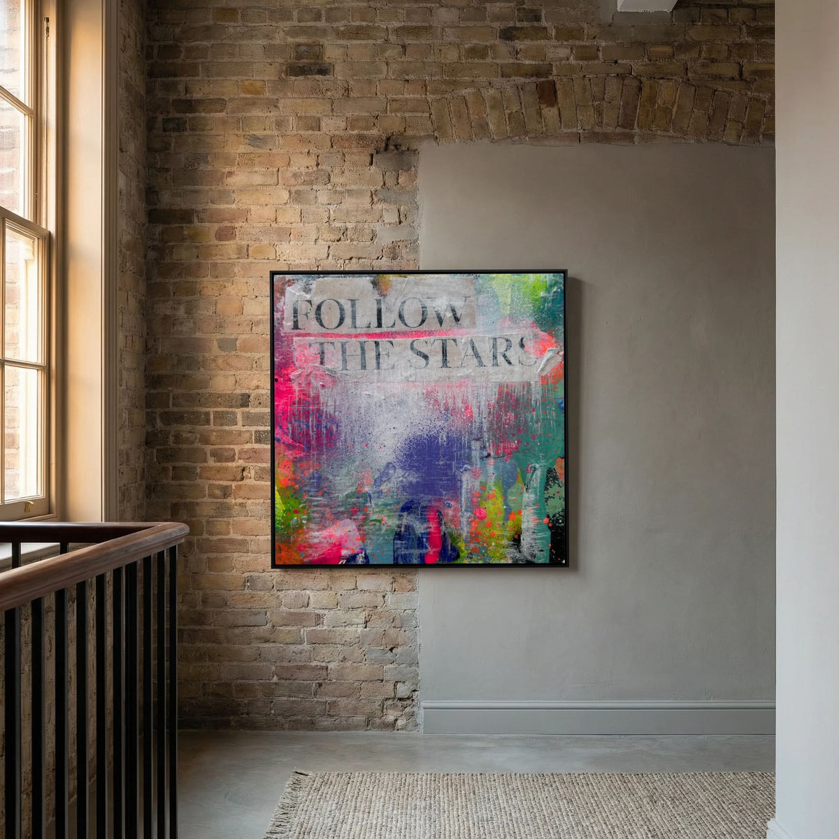 FOLLOW THE STARS (2023) PRINT ON CANVAS 