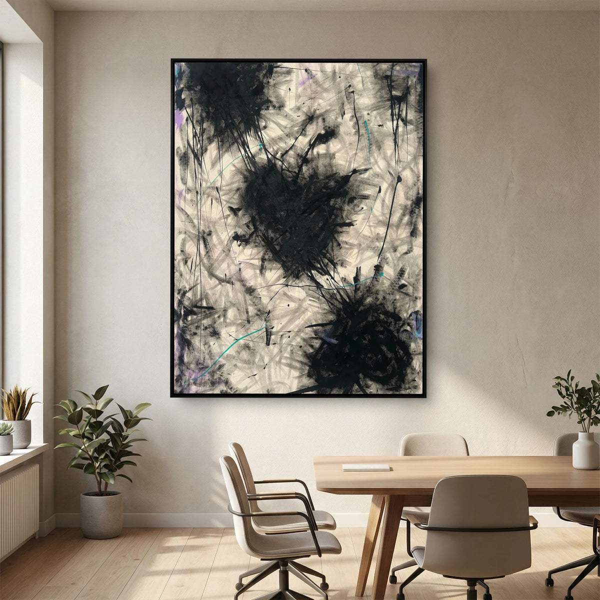 THREE HEARTS (2024) CANVAS PRINT 