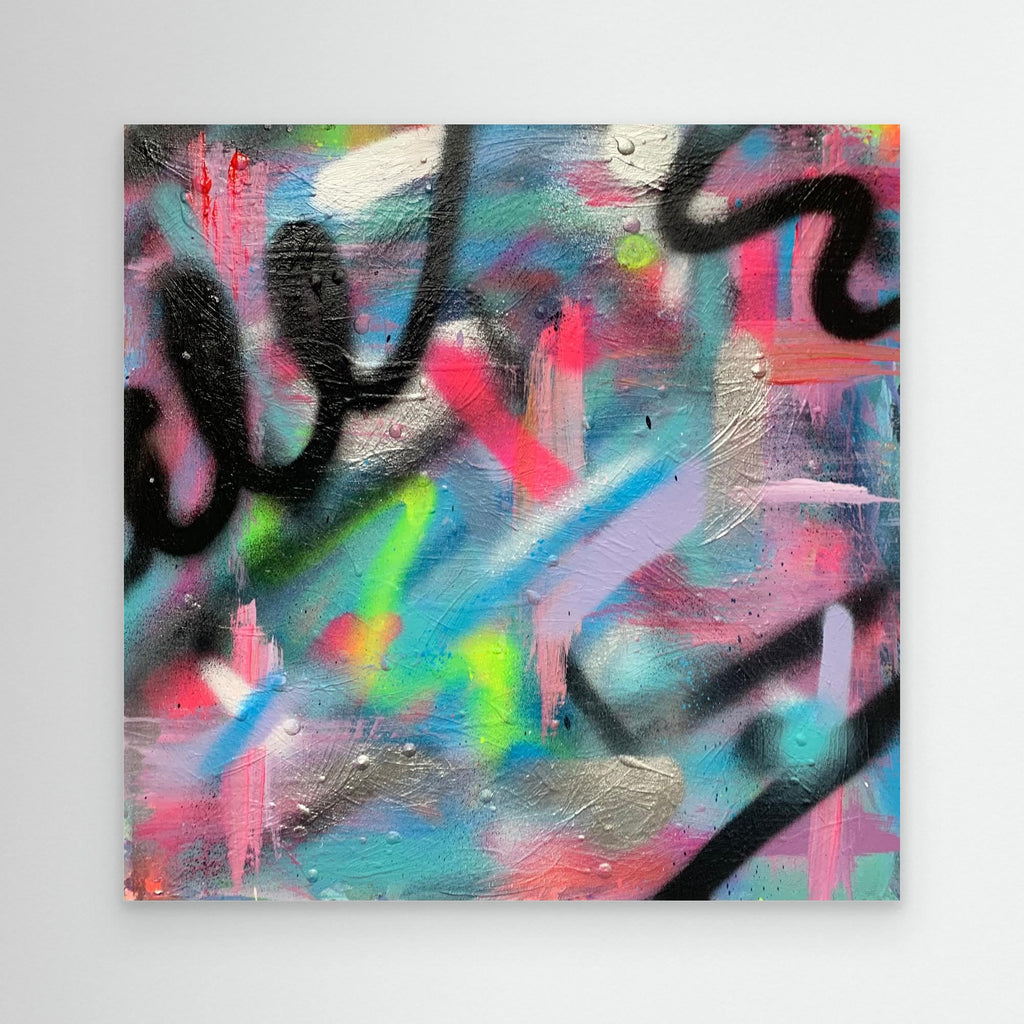 CONFETTI PRINT ON CANVAS 